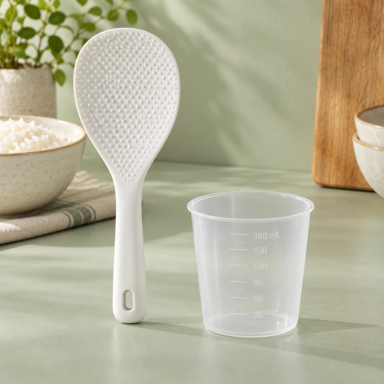 Rice Paddle & Cup Set